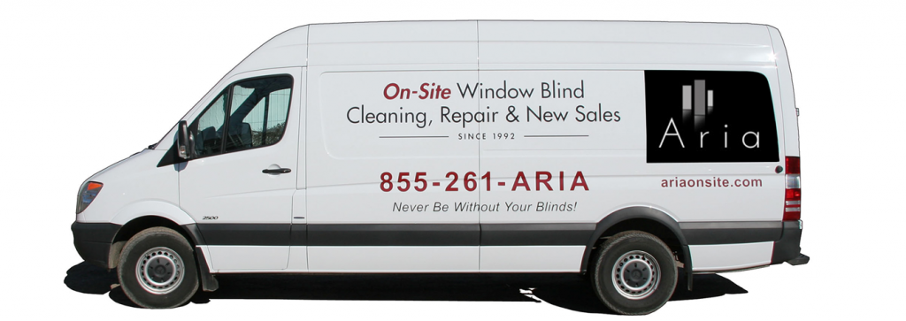 Aria On-Site mobile cleaning van