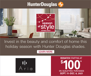 Hunter Douglas Season of Style Savings Event