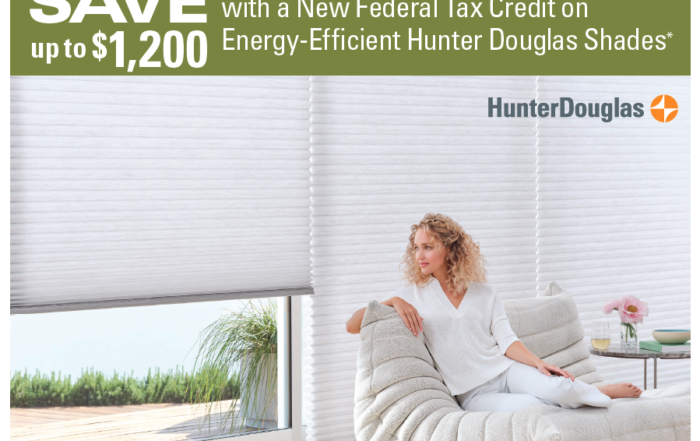 Hunter Douglas Energy Smart Style Savings Event